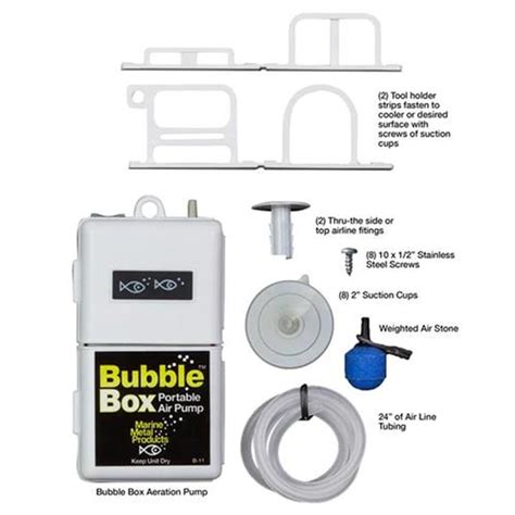 marine metal aerator bubble box 1.5 v|marine bubble box livewell.